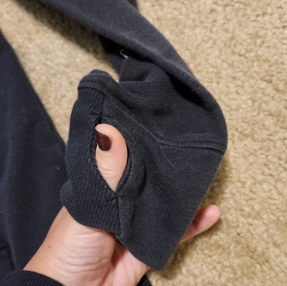 ALL In Motion Girl's Black Hoodie, Size Large (12/14) - Picture 4 of 6